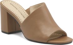 Adrienne Vittadini Albi Mule | Nordstromrack Elegant Slip-on Mules With Heel Loop, Elegant Slip-on Block Heel Mules, Elegant Slip-on Mules With Block Heel, Classic Open Toe Mules With Heel Loop, Open Toe Mules With Removable Insole For Work, Classic Mules With 4-inch Heel, Open Toe Mules With Deep Heel Cup For Office, Classic Almond Toe Mules With Heel Loop, Office Mules With Deep Heel Cup And Open Toe