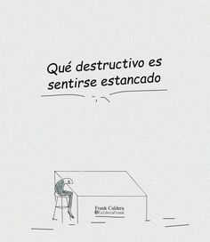 a person sitting at a desk in front of a computer screen with the caption que destructio se sentirses estnacdo