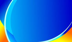 an abstract blue and yellow background with curved lines on the bottom right corner is shown