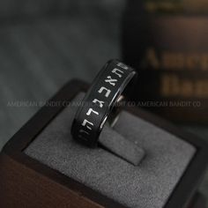 IMG_4450 Hebrew Wedding, Wedding Jewish, Jewish Jewelry, Black Tungsten, Jewish Wedding, Classic Ring, Mountain Wedding, Custom Engraving, Wedding Ring Bands