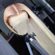 brown roots 613 blonde bone straight human hair lace front wigs for women | slovehair – slovehair-shop Ombre Blonde Hair, Blonde Hair With Brown, Style Straight Hair, Hair Care Oil, Ombre Blonde, Lace Front Wigs Human Hair, Human Virgin Hair, Front Lace Wigs Human Hair, Lace Material