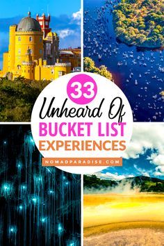 the ultimate guide to unlead bucket list for your next trip, including things to see and do