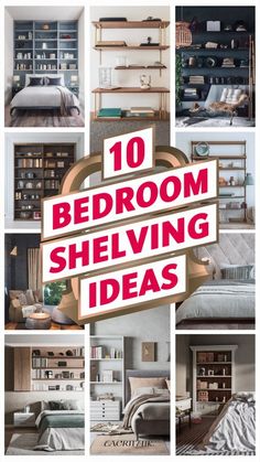 the top ten bedroom shelving ideas