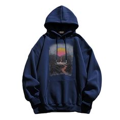 Retro styling meets modern comfort with our Retro Sunset Hoodie. Crafted from premium lightweight materials, this hoodie will keep you cozy and comfortable with a unique vintage style. Featuring an eye-catching sunset design, it's sure to be your go-to garment for those cooler days. Features: -100% Cotton -Crew Neckline -Dropped Shoulder -Sunset Graphic -Regular fit -Retro style Sunset Hoodie, Printed Hoodies, Angel Print, Angel Girl, Free Socks, Clothing Details, Fashion App, Girls Prints, Retro Prints