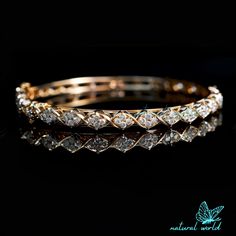 Diamond Designer Bangle Bracelet, Moissanite Bangle Bracelet, Round Brilliant Cut Designer Bridal Bangle, Delicate Eternity Wedding Bracelet 🌺Item Detail🌺 ♠️ Item Name : Bangle ♠️ Metal : 925 Silver ♠️ Size : Select the Variations ♠️ Stone : Moissanite ♠️ Color-H - Clearity- VVS2                                                                        🌊 *About Us: Natural World Jewelry* 🐚 At Natural World Jewelry, we're passionate about bringing the serene beauty of the ocean to your everyday