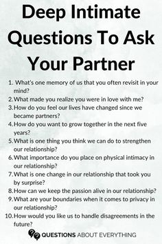 Questions To Ask Your Partner, Intimate Questions, Relationship Therapy, Relationship Advice Quotes, Relationship Challenge, Getting To Know Someone, Relationship Questions