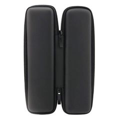 two black zippered cases sitting next to each other