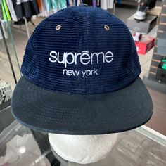 Supreme Corduroy Classic Logo 6 Panel Hat Cap Adjustable. Brand New Without Tags. See Pictures. Supreme Bucket Hat, Supreme Brand, Supreme Hat, Supreme Accessories, Oval Logo, Men Street Style, Black Beanie, Panel Hat, Cap Men