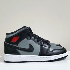 Air Jordan 1 Mid Black & Grey Woman's 7, 8, 8.5 Youth's 5.5,6.5 , 7 Sku554725 096 100% Authentic Brand New With Original Box Shipping Same Day Or Next Day Pet / Smoke Free Home Black Mid-top Custom Sneakers Fade-resistant, Black Mid-top Basketball Shoes With Contrast Sole, Black Fade-resistant Mid-top Custom Sneakers, Fade-resistant Black High-top Sneakers, Black Leather Fade-resistant High-top Sneakers, Mid-top Black Jordan Shoes With Contrast Sole, Black Mid-top Jordan Shoes With Contrast Sole, Black Fade-resistant High-top Sneakers With Round Toe, Black Fade-resistant High-top Sneakers