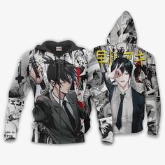 Anime Aki Hayakawa Hoodie Custom Manga Style Chainsaw Man Perfect And Unique Gifts For Otaku Anime Fans On Christmas Anime Jacket, Chainsaw Man Anime, Aki Hayakawa, Man Anime, Anime Shoes, Joggers Pants, Jacket Shirt, Manga Style, Hoodie Size Chart