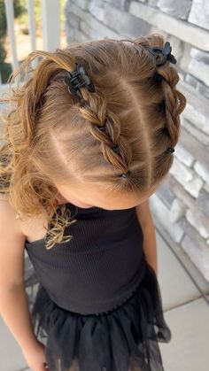 Double Pull Through Braid, Hair For Dance, Girls Hair Styles