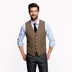 Brown Suit Vest, Mens Tweed Vest, Brown Suits For Men, Groom Vest, Mens Dress Vests, Wedding Vest, Men Waistcoat, Wedding Waistcoats, Tweed Vest