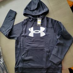 Brand New With Tags Women's Size Medium Black Under Armour Hoodie Hooded Under Armour Sweatshirt For Winter, Under Armour Hooded Sweatshirt For Winter, Sports Hoodie By Under Armour, Under Armour Winter Outdoor Hoodie, Under Armour Hooded Winter Sweatshirt, Under Armour Hoodie, Sweater Brands, New Woman, Colorful Hoodies