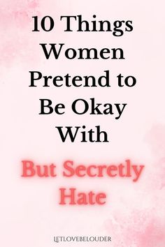 Women often hide their true feelings to avoid conflict, but these unspoken issues can damage a relationship over time. Learn what women wish they could change in their relationships and how to address these concerns for a stronger bond. #RelationshipAdvice #CommunicationInLove #DatingTips #HonestyInRelationships #WomenInLove Honesty In Relationships, Be Okay, True Feelings, A Relationship, Change In, Its Okay