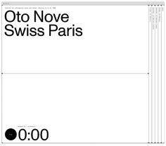 an image of a white sheet with the words oto novel swiss paris on it