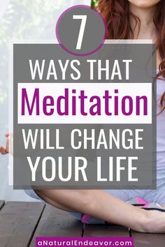 7 Ways that meditation will change your life and mind. These are meditation tips for beginners, and those who have practiced meditation before. You can use these meditation benefits everyday, they are perfect for practicing mindfulness and increasing your quality of life. #meditationtips #meditationbenefits #whyyoushouldstartmeditating #mindfulmeditation #motivation #typesofmeditation #morning #habits Meditation Routine, Daily Mindfulness, Holistic Fitness, Benefits Of Meditation, Meditation Tips, Practicing Mindfulness, Mindful Moments