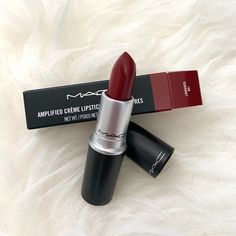 Mac Lipstick The Iconic Product That Made Mac Famous. This Creamy Rich Formula Features High Color Payoff In A Beautiful Matte Finish. Brand New In Box. Check Out My Closet And Bundle Up Best Burgundy Lipstick, Mac Lipstick Aesthetic, Mac Beauty, Mac Make Up, Best Red Lipstick, Lipstick Mac, Makeup Mac, Beautiful Lipstick, Take Care Of Your Skin