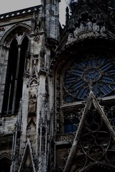 an old cathedral with ornate architecture and large windows