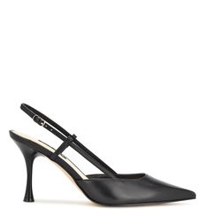 Peni Slingback Pumps Black Slingback Pumps, Lug Sole Booties, Black Slingback Heels, Woman Suit, Shoe Boot, Fashionable Shoes, Slingback Heels, Denim Shoes, Shop Shoes