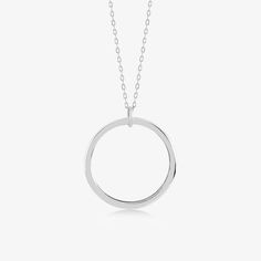 Create your own life and love circle. We know you prioritize minimalism in your life, and here we are, presenting yet another option. You'll have: - 14k solid gold handcrafted necklace - 100% US sourced jewelry Size -Material: 14k Solid Gold-Pendant Height: 14 mm-Pendant Width: 14 mm-Chain Style: Cable Chain-Chain Length: 18 inch You’ll get a certificate of authenticity with each piece. And your necklace will pass multiple checkpoints to make sure you have your favorite piece. 14k Solid Gold All Modern White Gold Necklaces With Open Circle, Modern White Gold Necklace With Open Circle Design, Modern White Gold Open Circle Necklaces, Modern White Gold Open Circle Necklace, Classic Circular Sterling Silver Jewelry, Minimalist Necklace With Smooth Bezel For Anniversary, Classic Sterling Silver Full Circle Jewelry, Minimalist Smooth Bezel Necklace For Anniversary, Minimalist Yellow Gold Necklace With Smooth Bezel