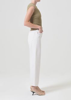 The Ren Jean is designed with a flattering high-rise waist, a relaxed fit through the hips, and finished with a wide leg silhouette. Pair back to a sleek tank or bodysuit. This fit is true to size. Looks Like: Eggshell warm white Feels Like: Midweight zero-stretch organic cotton with a subtle drape for all day ease Modern High-rise Summer Pants, Modern High Rise Summer Pants, Mid-rise Wide Leg Pants For Summer, High Rise Wide Leg Pants For Summer, High Rise Wide Leg Pants For Summer Everyday Wear, Summer High Rise Wide Leg Pants For Everyday, Summer High Waist Wide Leg Pants For Everyday, Spring Wide Leg Stretch Pants With Straight Hem, Spring Stretch Wide Leg Pants With Straight Hem