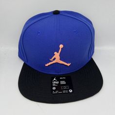 Air Jordan Blue Pink Jumpman Hat Snapback Cap Men