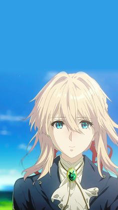 Violet Evergarden, An Anime, Anime Character, Violet, Green, Anime, Hair, Blue