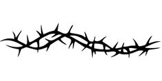 a black and white image of a crown of thorns on a white background with the word jesus written below it