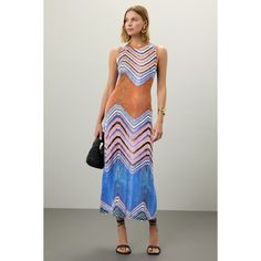 Multicolored abstract (100% Lyocell). Casual dress. Sleeveless. Crew neck. Pull-on closure. 51.5" from shoulder to hemline. Imported. Chic Sleeveless Maxi Dress With Abstract Print, Chic Patterned Sleeveless Maxi Dress, Spring Abstract Print Sundress Maxi Dress, Sleeveless Patterned Dress With Abstract Print, Spring Abstract Print Maxi Sundress, Fitted Sleeveless Patterned Maxi Dress, Casual Sleeveless Maxi Dress With Abstract Print, Spring Sundress With Abstract Print, Multicolor Print Sleeveless Midi Sundress