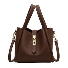 Color: Coffee Bucket Handbags, Retro Mode, Color Cafe, Women Bags Fashion, Leather Bucket Bag, Basket Bag, Leather Bucket, Backpack Tote Bag, Coffee Colour