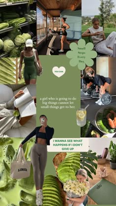 #healthylifestylemotivation #healthylifestylesesthetic #balancedlife #aestheticgreen #aestheticcollage #FitnessMotivation#FitLife#CleanEatig #cleangirlaesthetic #lifestyle #aesthetic #aestheticgirl Fit Lifestyle Aesthetic, Clinical Dietitian, Green Smoothie Girl, Healthy Girl Era, Green Grid, Positive Quotes Wallpaper, Vision Board Pics, Board Wallpaper