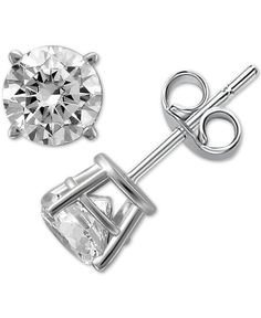 Sweet sixteen, graduation or any big moment; make it special with these beautiful diamond stud earrings. Macy's Round Cut Diamond Earrings, Macy's Brilliant Cut Round Earrings, Macy's Diamond Earrings With Prong Setting As Gift, Classic Brilliant Cut Earrings By Macy's, Macy's Classic Brilliant Cut Earrings, Macy's Classic Brilliant Cut Diamond Earrings, Macy's White Gold Round Cut Earrings, Macy's Round Diamond Earrings With Prong Setting, Macy's Cubic Zirconia Round Cut Earrings