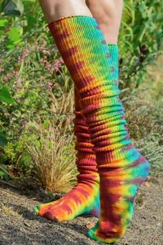 Tie Dye Scrunchable Socks – Sock Dreams Otk Socks, Tie Dye Sticker, Kilt Socks, Half Socks, Compression Gloves, Plus Size Tights, Tabi Socks, Sweater Socks, Trouser Socks