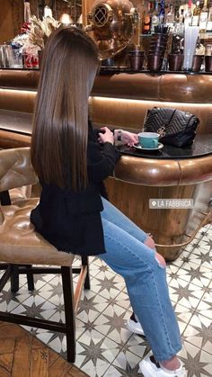 Brown Hair Inspiration, Hair Inspiration Color, Silky Hair, Dream Hair, Brunette Hair, Pretty Hairstyles, Hair Looks, Hair Goals, Business Women