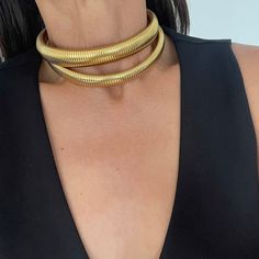 Chunky, Elegant and Stylish Choker - Material: 18K Gold Plated - Size: Big 16mm or Medium 12mm - Length: 13" - 16" - Color: Gold or Silver - Included: * One Choker Tip: Complete the set with our Emma Bundle Minimalist Accessories, Tate Mcrae, Plate Size, Shoes Jewelry, Choker, 18k Gold, Gold Plate, Shoe Jewelry, Plating