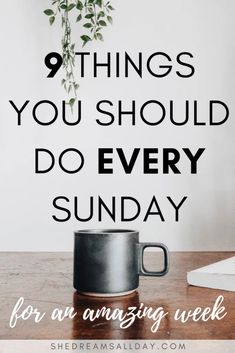 Sunday Routine, Essential Nutrients, Time Management Tips, More Productive, Self Care Activities, Planner Organization, Budget Planner, Self Care Routine, Self Improvement Tips