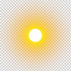 an orange and yellow sun on a white background, with the light shining through it