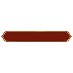 a brown sign with a gold border