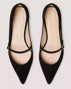 EMILIA MARY JANE FLAT | Stuart Weitzman Chic Shoes, Office Shoes, Girly Shoes, Elegant Shoes, Mary Jane Flats, Shoe Closet, If The Shoe Fits, Crazy Shoes, Shoe Fits