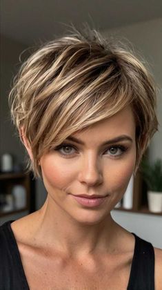 12 Perfect Short Bob Haircuts for Thick Hair Bob Haircuts For Thick Hair, Easy Short Haircuts, Short Choppy Haircuts, Stacked Bob Hairstyles, Haircuts For Thick Hair, Choppy Haircuts, Layered Bob Haircuts, Short Bobs, Round Face Haircuts