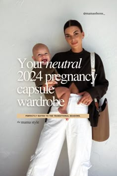 Looking for a capsule wardrobe to take you from bump to baby? Your next 12 months of outfits are sorted, stress-free. Bodysuit Outfit Pregnant Women, Nursing Mama Outfits, Spring Maternity Work Outfits, Hiding The Bump Outfits, Emily Ratajkowski Pregnancy Outfits, 10 Weeks Pregnant Outfit, Pregnancy Bump Month By Month, Fall Maternity Capsule Wardrobe, Winter Baby Bump Outfits