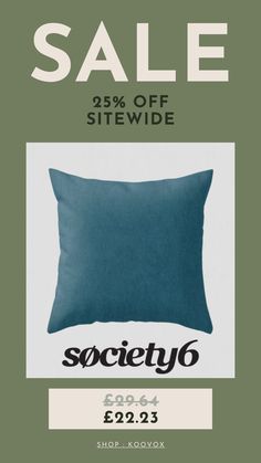 an advertisement for the sale of pillows