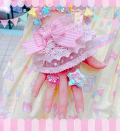 Handcrafted by me from scratch. Very durable and sturdy! :3 Kawaii Clothes Pastel Accessories, Pastel Kawaii Accessories, Yume Kawaii Aesthetic, Decora Kei Outfits, Decora Kei Fashion, Decora Aesthetic, Pastry Ring, Yumi Kawaii, Kawaii Ring