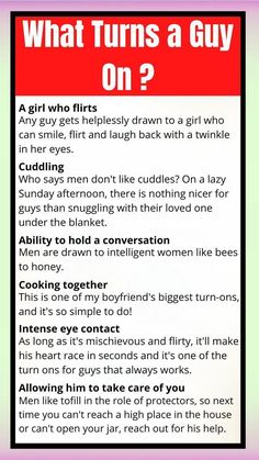 what turns a guy on? Communication Relationship, Best Marriage Advice, Good Relationship Quotes, Relationship Facts, Relationship Questions, Love Dating