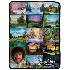 an image of bob ross on the cover of his album