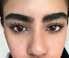 Big Eyebrows, Big Eyelashes, Long Thick Eyelashes, Straight Eyebrows, Bushy Eyebrows