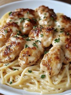 health meal, low carbs meals, keto meal Pasta Ideas With Chicken, Easy Healthy Meals Prep, Healthy Tasty Dinners, Simple Party Dinner Ideas, Chicken Garlic Pasta Recipes, Lemon Garlic Chicken Bites With Creamy Bowtie Pasta, Cheesy Garlic Baked Chicken, Golden Garlic Chicken Bites With Pasta, Butter Garlic Chicken Bites