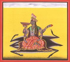 Tantric Devi Series - Kalaratri - The Cosmic Night Easy Portrait Painting, Pics Of God, 10 Mahavidya, Healing Ceremony, Easy Portrait, Celtic Deities, Dharma Yoga, Adi Shakti, Ram Krishna