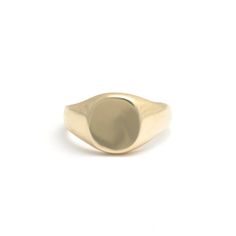 CAITLIN NICOLE JEWELRY RINGS Gold Wide Oval Signet Ring Oval Signet Ring, Gold Signet Ring, Font Names, Lower Case, Capital Letters, The Chosen, Jewelry Repair, Signet Ring, Ring Designs