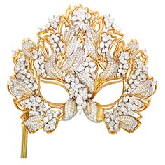 elizabeth taylor's diamond mask :) Elizabeth Taylor Diamond, Diamond Mask, Elizabeth Taylor Jewelry, Fairy Things, Liz Taylor, Half Mask, Masquerade Masks, Masks Masquerade, Beautiful Mask